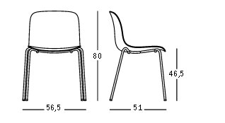 Troy polipr. dimensioni senza braccioli Troy polipr. dimensioni senza braccioli