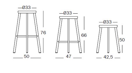 Dejàvu stool misure