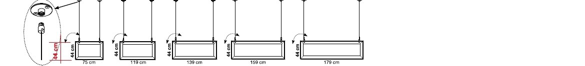Scheda tecnica delle misure del pannello fonoassorbente Baffle