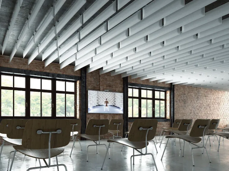 Pannelli fonoassorbenti a soffitto