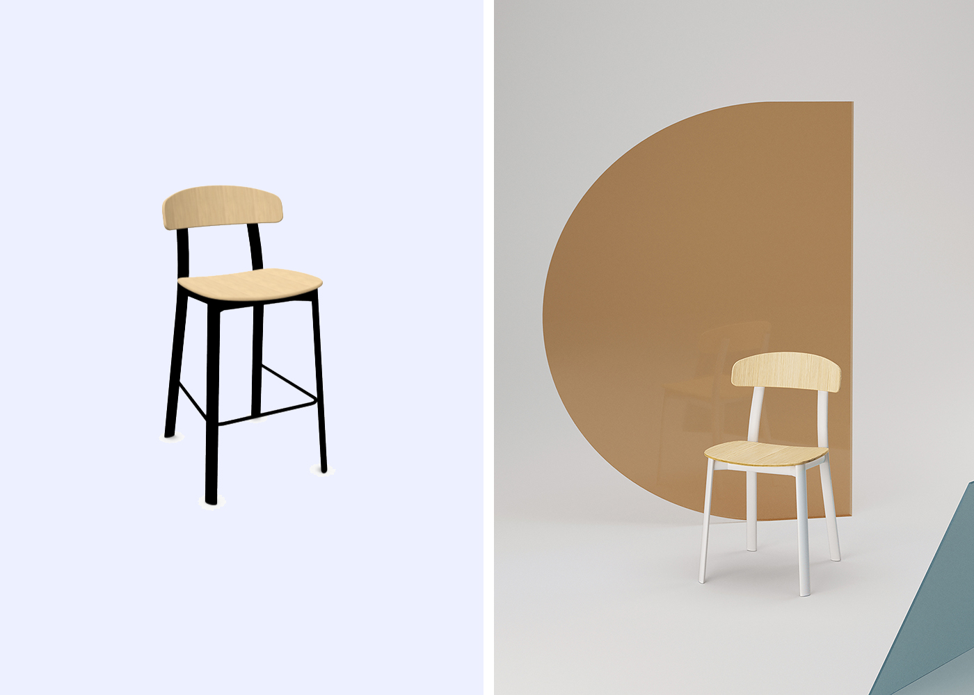 Feluca Kitchen Stool Infiniti Ambientazione 1