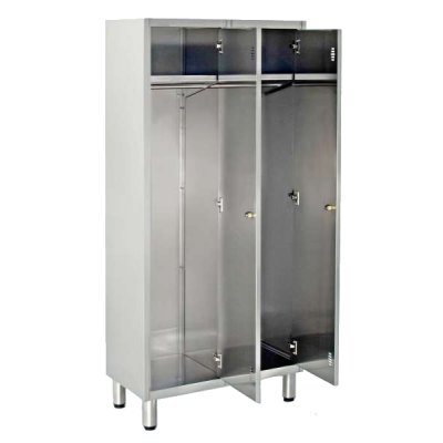 Spogliatoio inox - 2 posti