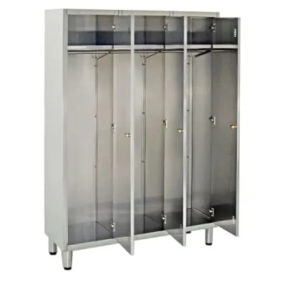 Spogliatoio inox - 3 posti