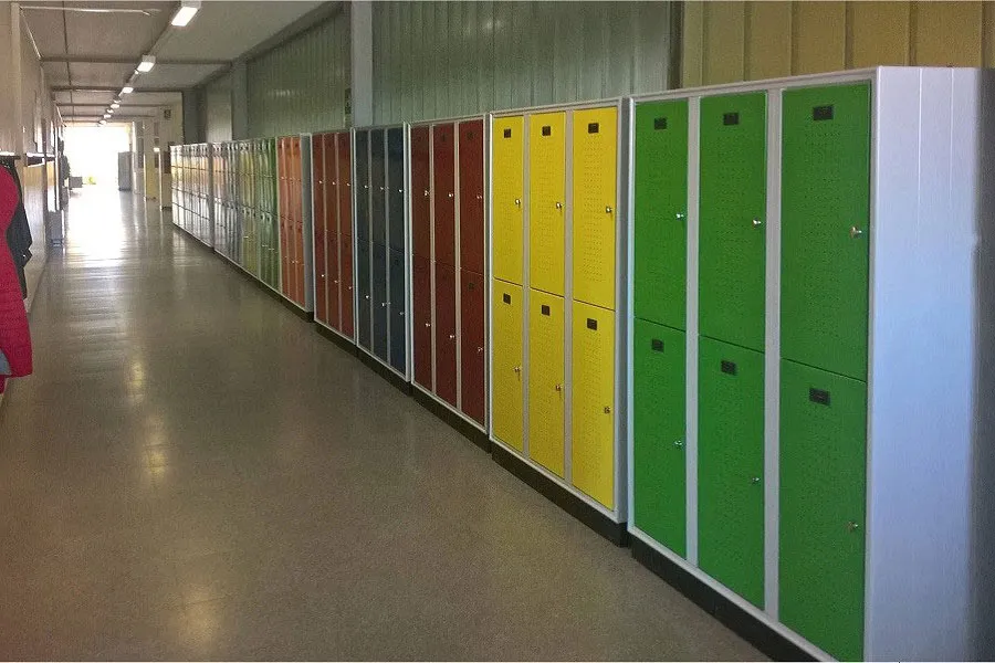 Armadietti spogliatoio in metallo per palestre