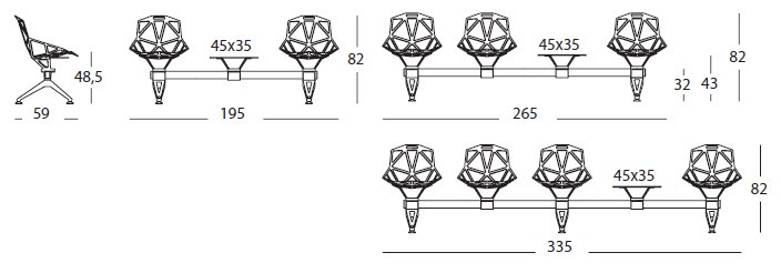 Chair one System 2 misure