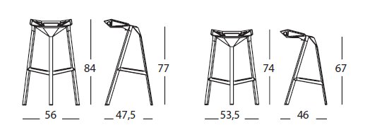 Stool One misure